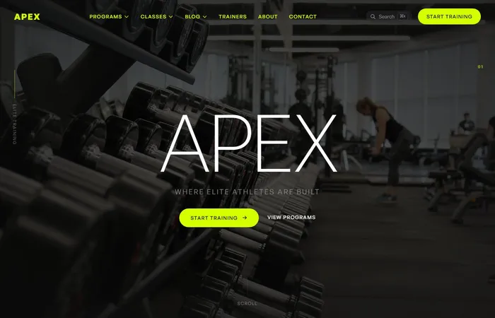 Apex Training template