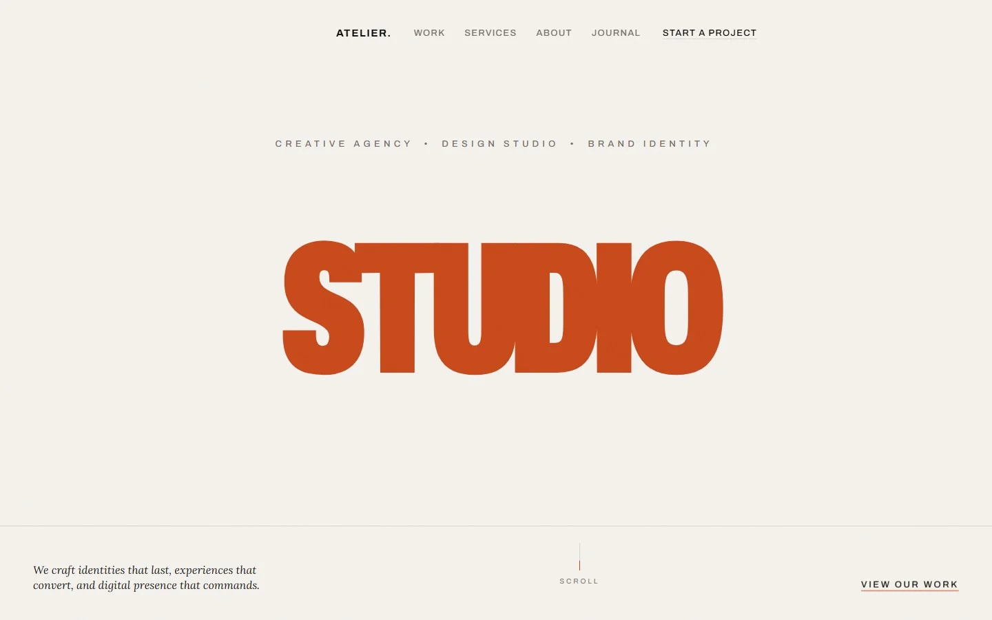 Atelier template screenshot