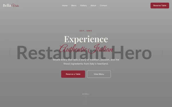 Bella Vista template screenshot