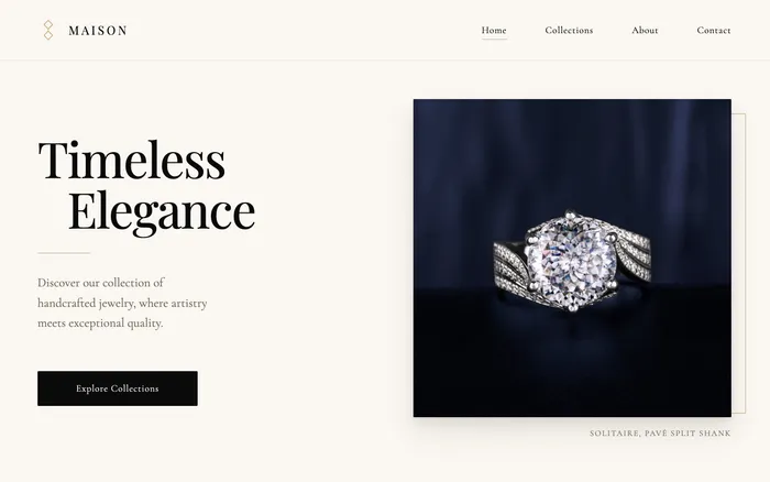 Maison Jewelry template