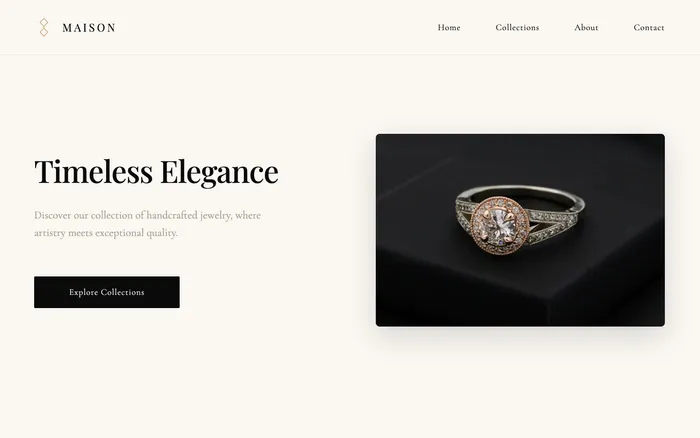 Maison Jewelry template