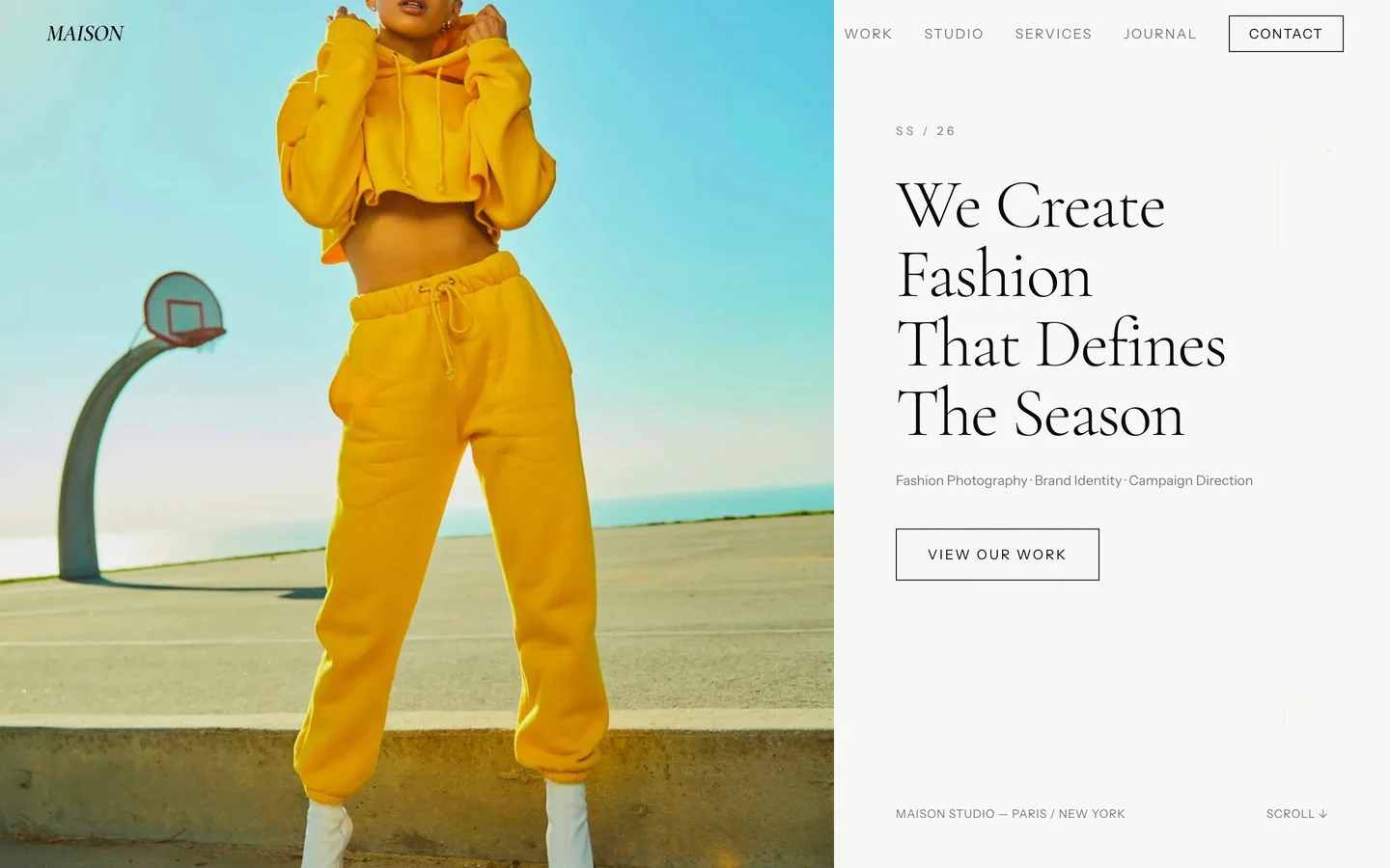 Maison template screenshot