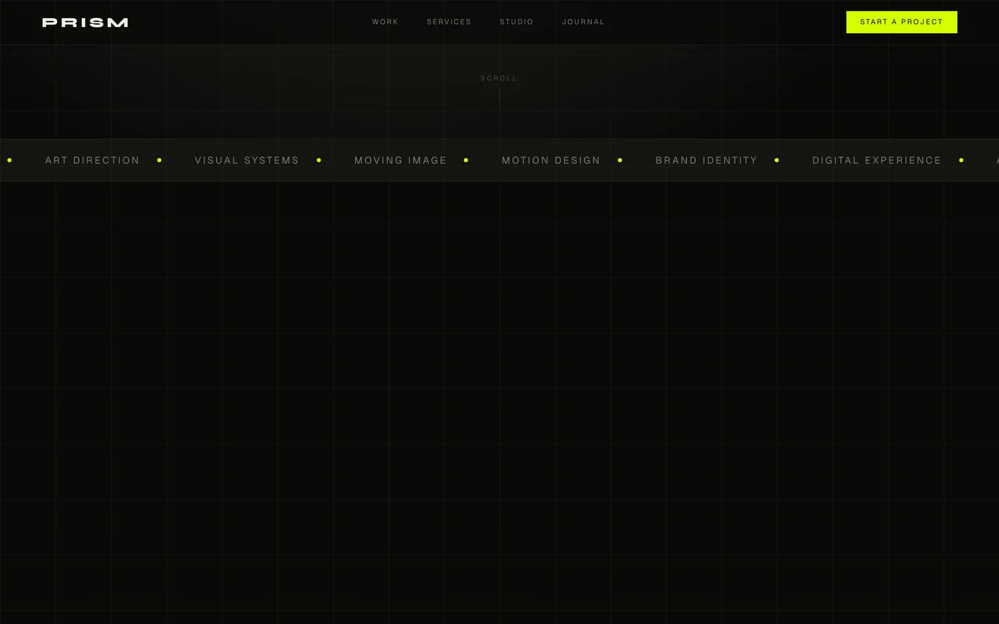 Prism template screenshot